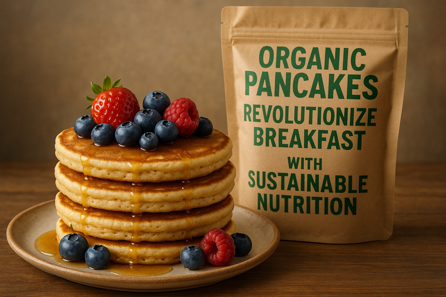 Organic Pancakes Revolutionize Breakfast with Sustainable Nutrition