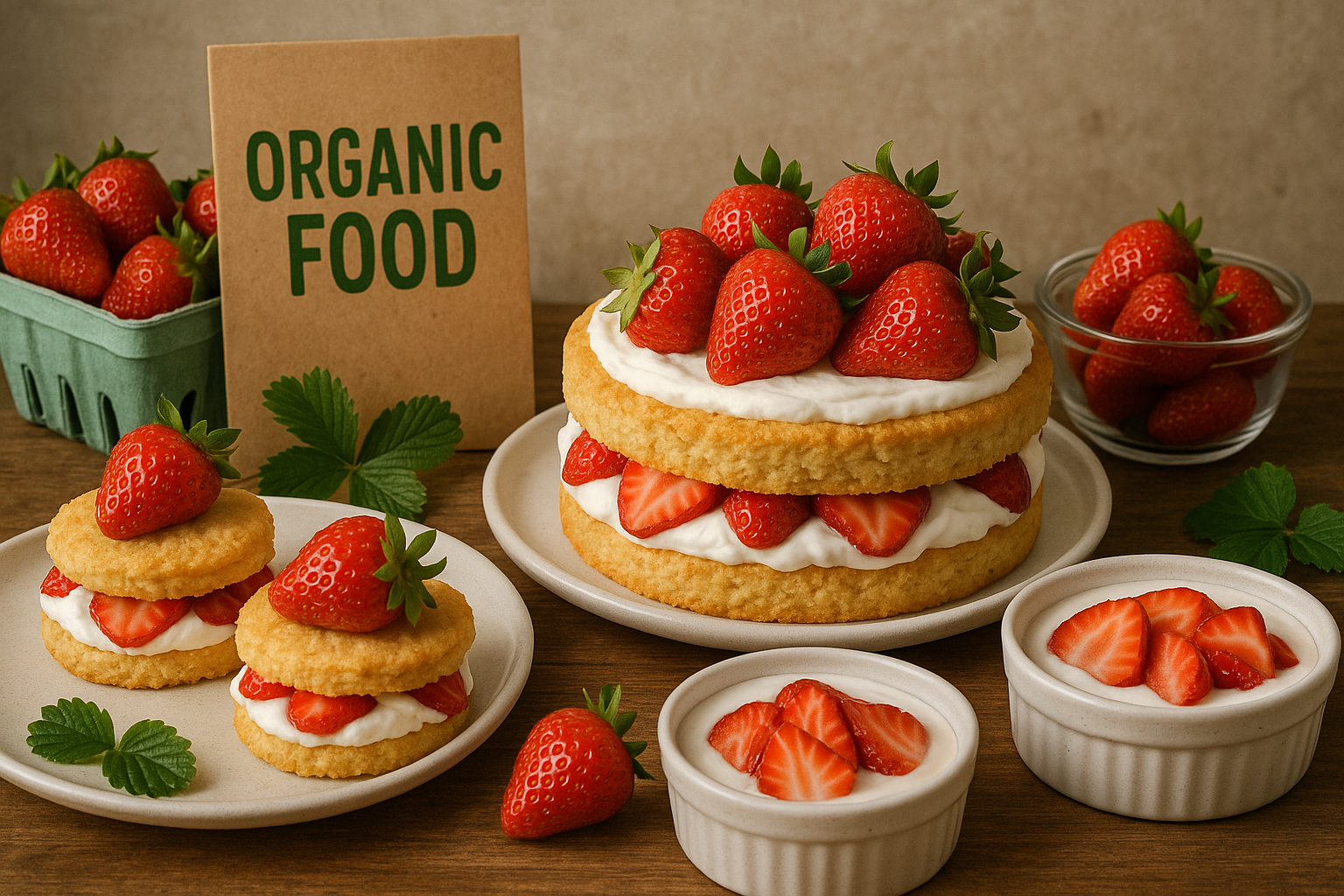 Fraises biologiques : Révolutionner les desserts et la durabilité